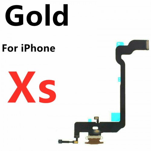 USB Port Charger Dock Plug Connector Charging With Microphone Mic Flex Cable Replacement Parts For iPhone Xs Max XR X