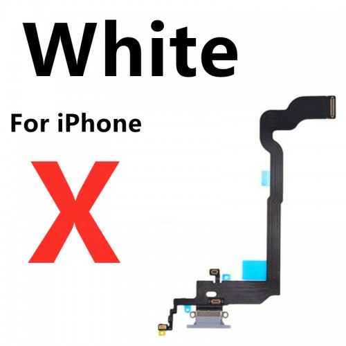 USB Port Charger Dock Plug Connector Charging With Microphone Mic Flex Cable Replacement Parts For iPhone Xs Max XR X