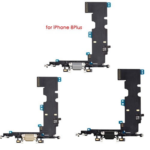 Charging Port USB Dock Flex Cable With Microphone And Signal Antenna Replacement For iPhone 6 6Plus 6s 6sPlus 7 7Plus 8 Plus