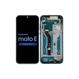 REFURBISHED - LCD SCREEN AND DIGITIZER ASSEMBLY W/ FRAME FOR MOTOROLA MOTO E (XT2052 / 2020) (MIDNIGHT BLUE)